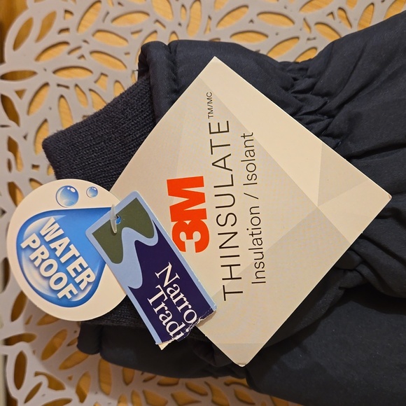 NWT 3M Thinsolate mens navy gloves Sz L - Picture 2 of 8